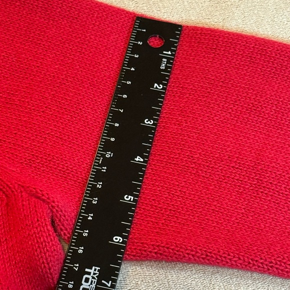 Fair Isle Red Black White  Zip-Up Festive Cardigan Sweater with Sequins Medium - Picture 9 of 11